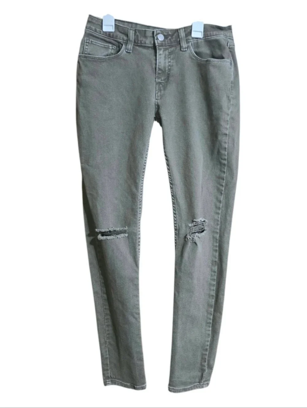 Levi's 535 Super Skinny Jeans Olive Green Size 30